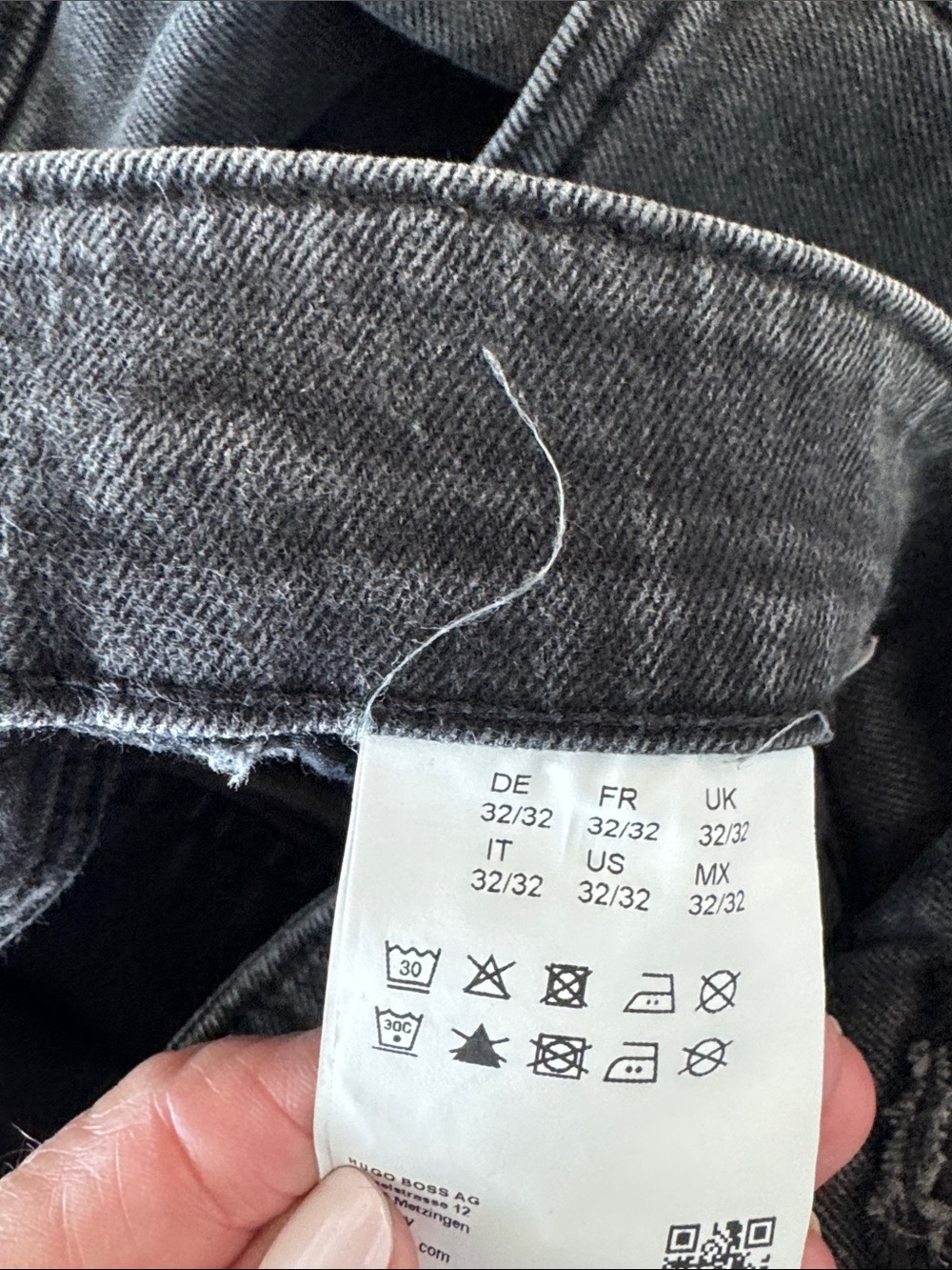 Boss Slim Men's Jeans in Charcoal Gray - Picture 5 of 8